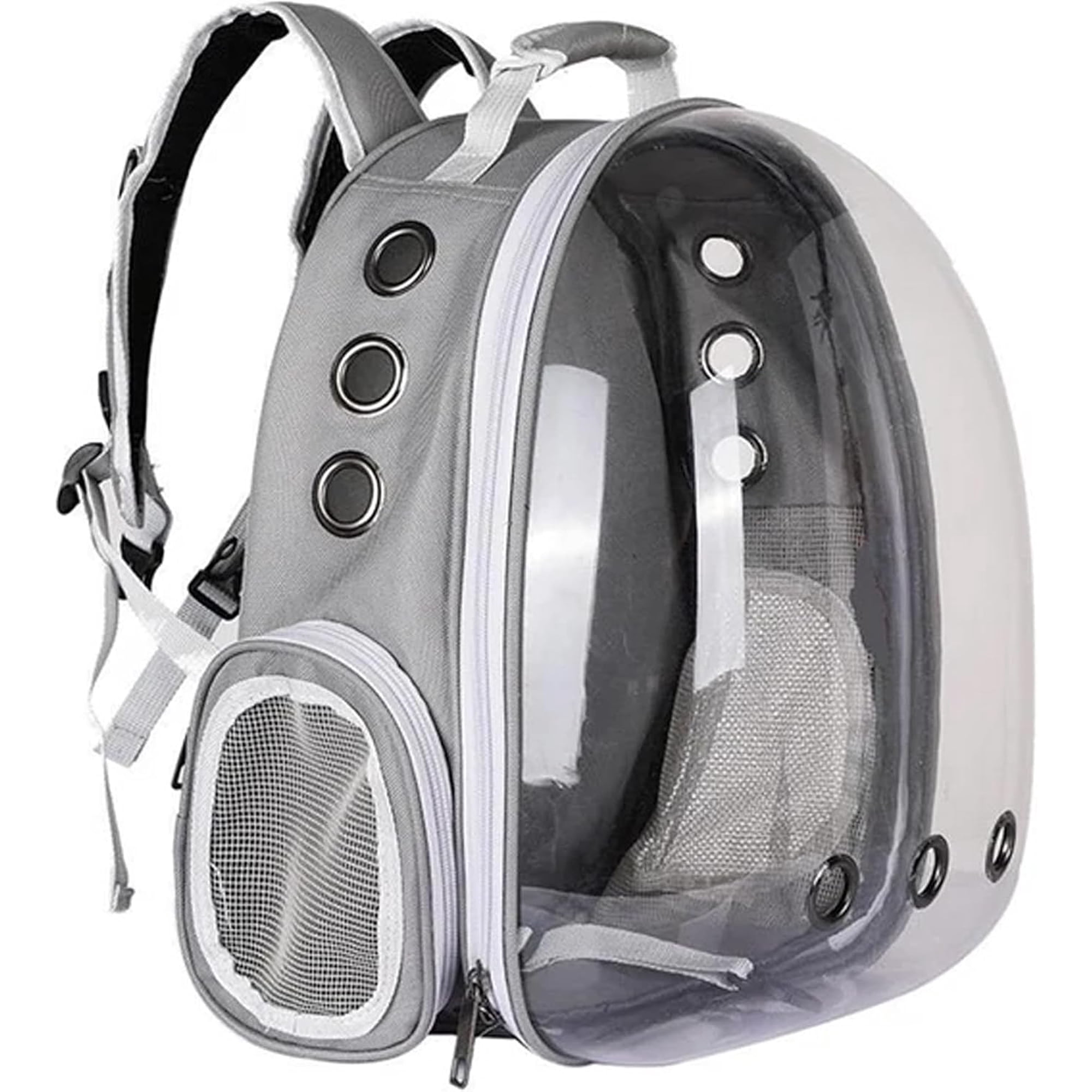 Nazarian's Large Capacity Pet Carrier Backpack for Cats & Dogs - Breathable, Sturdy, and Comfortable Small Travel Backpack for Hiking, and Outdoor - Secure and Lightweight Pet Backpack Carrier