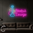 thumbnail image 4 of C-CRAFT Hookah Lounge Neon Sign Led Light Up 38 inch for Shisha Store Wall Art Decor, 4 of 5