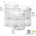 thumbnail image 5 of Reston Lloyd 6pc Acrylic Canister Set  Pink, 5 of 5