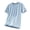 Light Blue, variant on Men's 4XL Big and Tall Ice Silk Cooling Short Sleeve Breathable Loose Fit T-Shirt