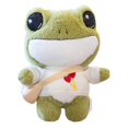 thumbnail image 1 of Juguetes De Peluche De Rana Lindo Muñeco De Peluche De Juguete Animal De Dibujos Animados Juguete Para Regalo Para Niños Niñas Amigos 11,8 Pulgadas sonducket FN006825-07, 1 of 6