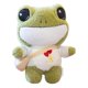 thumbnail image 1 of Juguetes De Peluche De Rana Lindo Muñeco De Peluche De Juguete Animal De Dibujos Animados Juguete Para Regalo Para Niños Niñas Amigos 11,8 Pulgadas sonducket FN006825-07, 1 of 6