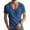 Blue, variant on Men's Casual Short Sleeve Tops Loose Scoop Neck Tshirt Plain Summer Tee Plus Size Shirt with Pockets Vacation Clothes Blue L