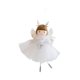 thumbnail image 4 of Colgantes de muñeca de ángel de Navidad, miniaturas colgantes para árbol de Navidad, decoración de malla Blanco, 4 of 9