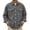 A86 Gray, variant on Men's Corduroy Shirt Jacket Casual Button Down Long Sleeve Shacket Outerwear Heavyweight Flannel Fall Coats with Chest Pockets Loose Fit Vintage Over-Shirt Top