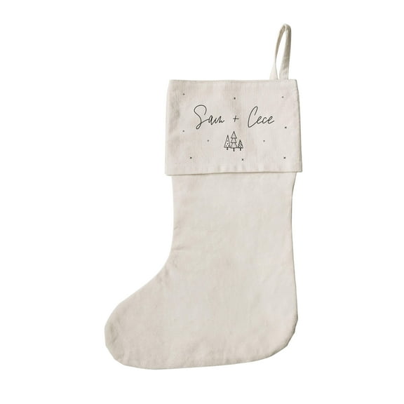 Personalized Couple Names Christmas Stocking