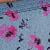 Soft Blue Grey Ditsy Floral