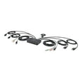 thumbnail image 1 of StarTech.com 2-Port Dual-Monitor HDMI Cable KVM Switch, 4K 60Hz, Compact KVM with 5ft/1.5m Integrated Host Cables, Bus Powered, 1 of 6