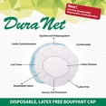 thumbnail image 2 of Kleen Chef Dura Net Spun-bound Breathable Comfort Hair Nets, 21" White (Pack of 100), 2 of 7