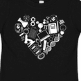 thumbnail image 4 of Inktastic Science Heart Beaker, Book, DNA and Microscope Boys or Girls Toddler T-Shirt, 4 of 5