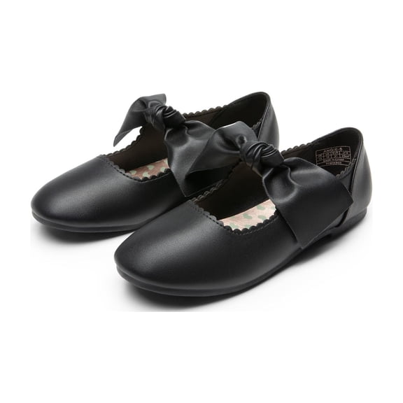 Dream Pairs Girls Ballerina Flats Mary Jane Front Bow Dress Shoes