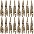 thumbnail image 1 of SHISUYAN 120Pcs Craft Cones Cone Shaped Bead Caps Bead Caps for Jewelry Making Bracelets Bead End Caps, 1 of 8
