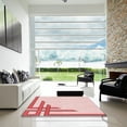 thumbnail image 7 of Ahgly Company Machine Washable Indoor Rectangle Transitional Light Rose Pink Area Rugs, 5' x 7', 7 of 7