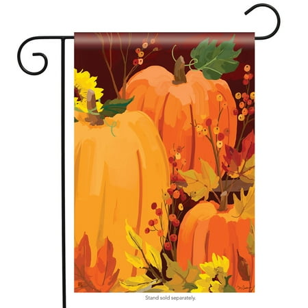 harvest pumpkin welcome fall garden flag sunflower autumn banner
