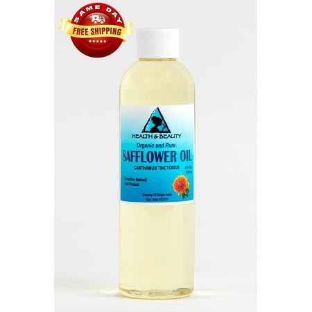 SAFFLOWER OIL ORGANIC CARRIER HIGH OLEIC COLD PRESSED PREMIUM 100% PURE 4 OZ