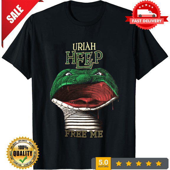 Classic Uriah Heep Band Free Me Cotton Shirt Unisex Concert S to 5XL FN1369, LIMITED EDITION-TH70577