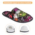 thumbnail image 3 of Balery Monstrous Cartoon Characters Pantuflas de Casa de Felpa Silenciosas con Diseño Estampado, Zapatillas Cómodas Antideslizantes de Algodón para Interior-Medium, 3 of 8