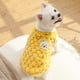 thumbnail image 5 of Chaqueta de invierno para perros pequeños | Abrigo de dos patas resistente al viento con cremallera | Chaleco acolchado y cálido para clima frío | Rosa, amarillo, azul y rojo, 5 of 6