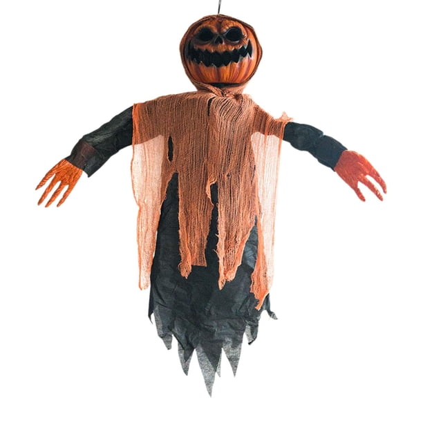 Fantasma colgante de calabaza de Halloween, fantasma volador de esqueleto, calabaza de calaveras colgantes, para vacaciones, Halloween, fiesta