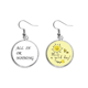 thumbnail image 1 of Todo o nada quotes Pendiente Sol Flor Pendiente Joyas Moda Unbranded M, 1 of 3