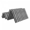thumbnail image 2 of Ethnic Foldable Mattress, Monochrome Chain Forms Art, 74.8" x 39.4", Charcoal Grey and White, by Ambesonne, 2 of 6