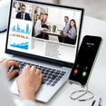 thumbnail image 3 of MENKEY Cell Phone Stand for Desk, Cute Metal Silver Cell Phone Stand Holder Desk Accessories, Compatible with All Mobile Phones, iPhone, Switch, iPad, 3 of 5
