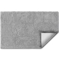 thumbnail image 4 of Nestl Bathroom Rugs, Machine Washable Bath Mats For bathroom Floor Rugs, Nonslip Backing Rubber Bath Rug, Silver, 4 of 6
