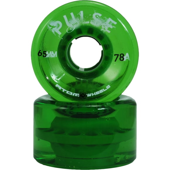 Atom Pulse Outdoor Wheels (Green, Set of 4)