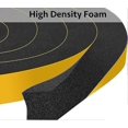 thumbnail image 2 of Adhesive Weather Stripping Foam Tape 12mm(W) x 6mm(T)2 Rolls,Total 10M Long, 2 of 5