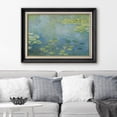 thumbnail image 2 of IDEA4WALL Premium Frame Wall Art Water Lilies by Claude Monet Colorful Pastel Fine Art Historic Cultural Illustrations Impressionism Scenic Nature Artwork for Home Decor - 26"x36" Black, 2 of 5