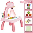 thumbnail image 3 of Children Drawing Projector Table Trace and Draw Projector Toy Projection Painting Board Set for Kids Learning Paint Tools, 3 of 4