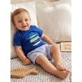 thumbnail image 4 of BemeyourBBs 2Pcs Toddler Baby Boy Summer Clothes Infant Baby Boys Fishing Outfits Short Sleeve Fish Embroidery T-Shirt Striped Pockets Shorts Set Toddler Baby Boys Summer Outfit, 4 of 9