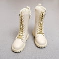 thumbnail image 5 of Kids Mid Calf Boots,Mid Calf Boots for Kids - Modern Tall Fashion Boots with Clean Structured Upper,Round Toe and Side Zipper Mid Shaft Boots,Mid Shaft Dress Boots,Casual Footwear for Autumn Winter, 5 of 6