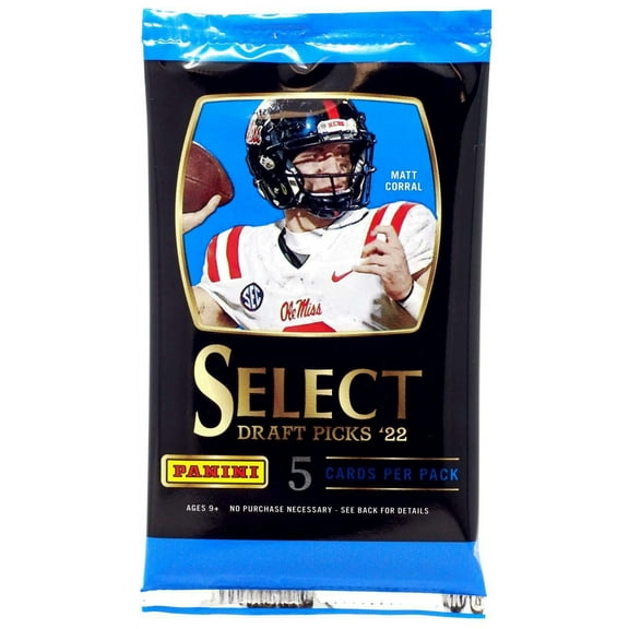 NFL Panini 2022 Select Draft Picks Football Trading Card BLASTER Pack (5 Cards)