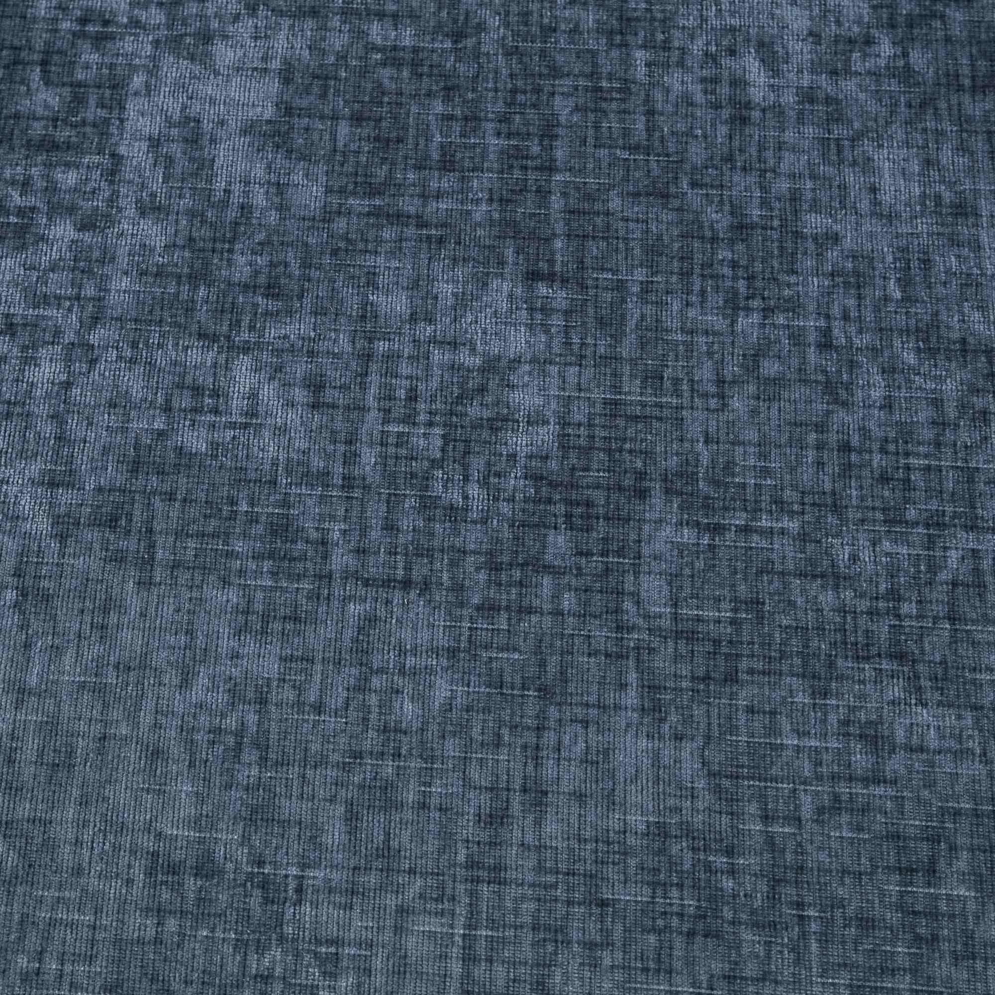 MAYEERTY 78.8" Blue Chenille Convertible Floor Sofa Bed, No Assembly Modular Couch with Pillows for Living Room Studio