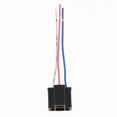 thumbnail image 3 of 4 Pieces H4 Headlight Fog Light Wire Harness Adapter H4 Extension 3 Wire Harness Lamp Female Sockets, 3 of 9