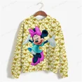thumbnail image 3 of Sudaderas de mujer 2024, suéteres de punto de cuello redondo coreanos dulces, sudaderas holgadas de otoño de Disney Mickey Mouse, ropa de mujer con estampado 3D, 3 of 5