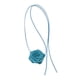 thumbnail image 2 of Collar gargantilla de flores, gargantilla larga de flores, joyería retro multiusos Azul claro, 2 of 7