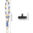 thumbnail image 2 of Set de 4 correas de muñeca para teléfono con diseño bohemio floral, 4 correas para celular, funda para teléfono, colgante decorativo, llavero hecho a mano para mujer., 2 of 5