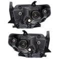 thumbnail image 2 of New Pair Of Headlights Compatible With Toyota Tundra Sr5 Crew Cab Pickup 2014 2015 2016 2017 By Part Numbers To2503219 To2502219 81110-0C091 81150-0C091, 2 of 3