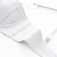 thumbnail image 5 of KDDYLITQ Push Up Bras for Women Lace Full Coverage Seamless Padded Everyday Bra Underwire Breathable Bras White 40, 5 of 6