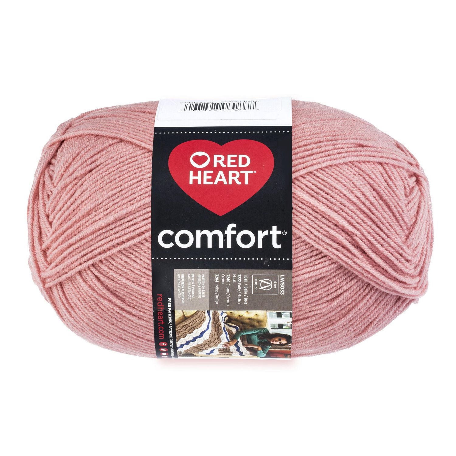 Red Heart® Fil Comfort®, Solide, Acrylique #4 Moyen, 16oz/454g, 867 ...