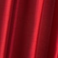 thumbnail image 4 of 3 Pieces Faux Silk Sheer Curtains Solid Color Rod Pocket Drapes for Kitchen Bathroom，Set with 2 Tiers 26x36 inch Each and 1 Valance 52x14 inch, 4 of 5