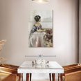 thumbnail image 3 of Elephant Stock Romantic Soft Window Wall Art - Vertical Multi Panel Canvas - Living Room Wall Decor - People Multi Panel - Gray And Beige Decor By e. Anthony Orme - 28" x 45", 3 of 8