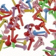 thumbnail image 2 of 100 Pcs Attaches de Tête Ronde en Métal pour Papier, Artisanat, Scrapbooking, 5.5x11mm Coloré, 2 of 8