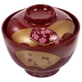 thumbnail image 3 of Mobutofu Multi Function Rice Bowl Japanese Style Small Bowl Red Practical for Meals 1Pack, 3 of 8