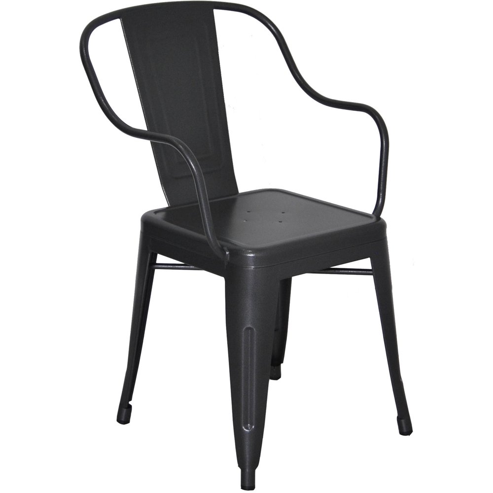 Better Homes & Gardens Camrose Farmhouse Industrial Chair, Gray