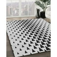thumbnail image 2 of Ahgly Company Indoor Round Patterned Ash Gray Area Rugs, 3' Round, 2 of 6