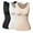 #1 Black+White+Beige, variant on FITVALEN Shapewear Camisole Women's Light Compression Cami, Black