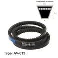 thumbnail image 2 of Unique Bargains 813mm Inner Girth 10mm Width Cogged V Belts Rubber Drive Belt for Power Transmission 2 Pack, 2 of 6